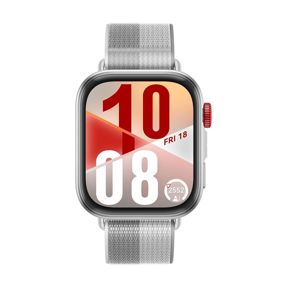 SMART WATCH HUAWEI FIT 4 1.82" 55020EWT BT V 5.2 ΑΔΙΑΒΡΟΧΟ NFC SILVER WOVEN GR