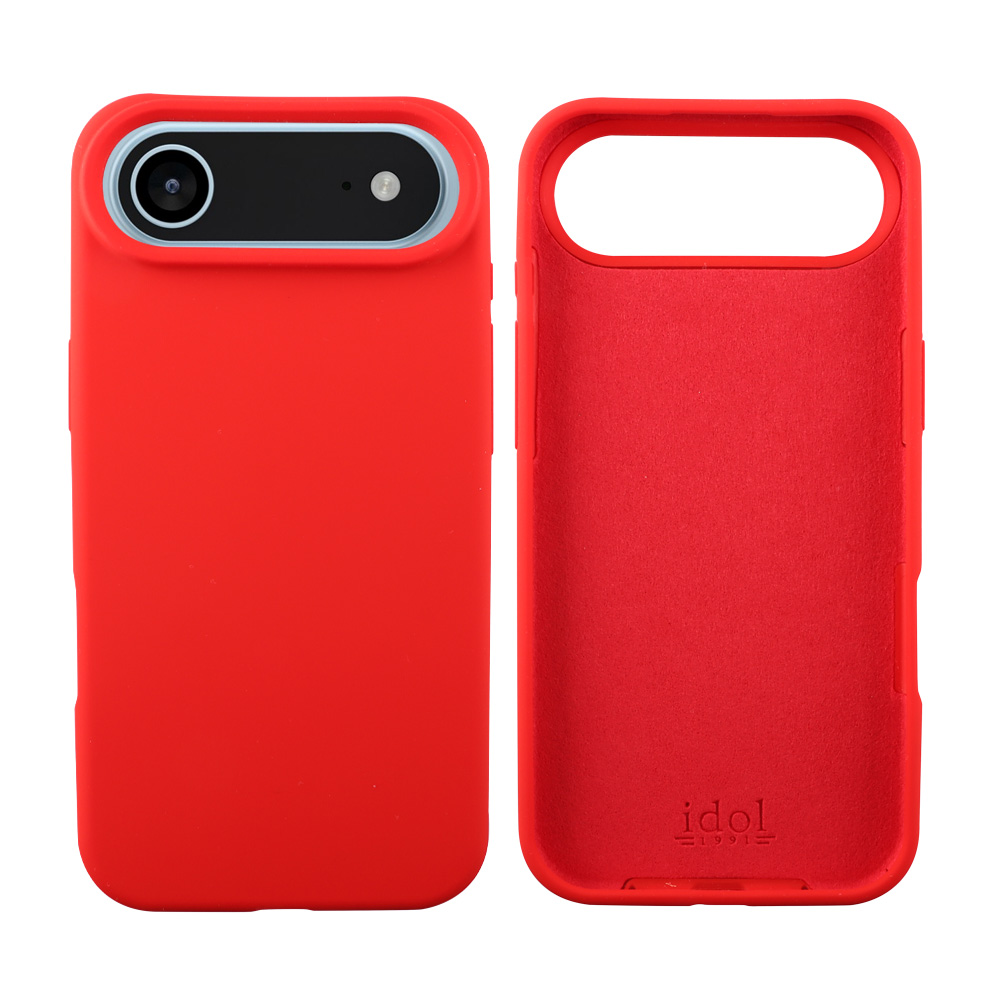 IDOL 1991 ΘΗΚΗ IPHONE 17 AIR 6.9" VELVET ELITE TPU 4 SIDE CAMERA GUARD RED