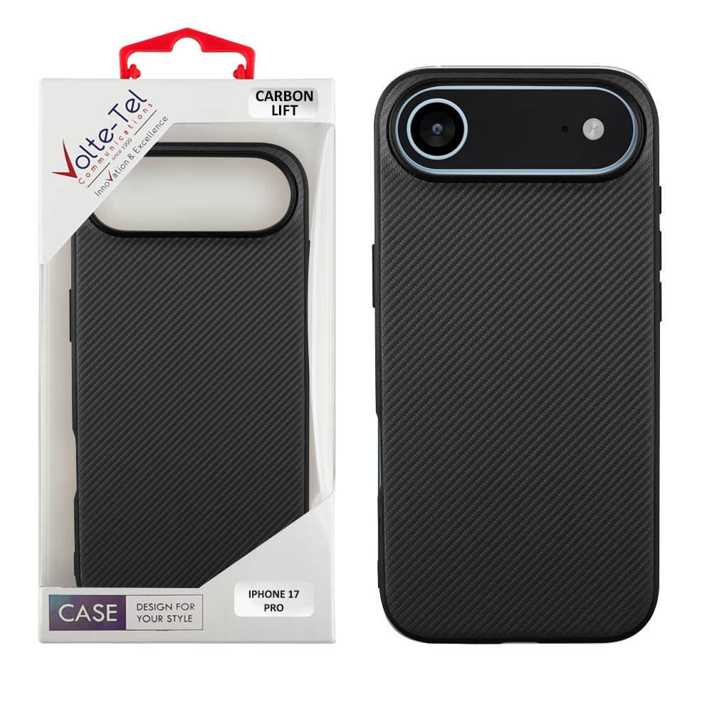 VOLTE-TEL ΘΗΚΗ IPHONE 17 AIR 6.9" CARBON LIFT CAMERA GUARD PROTECTION BLACK