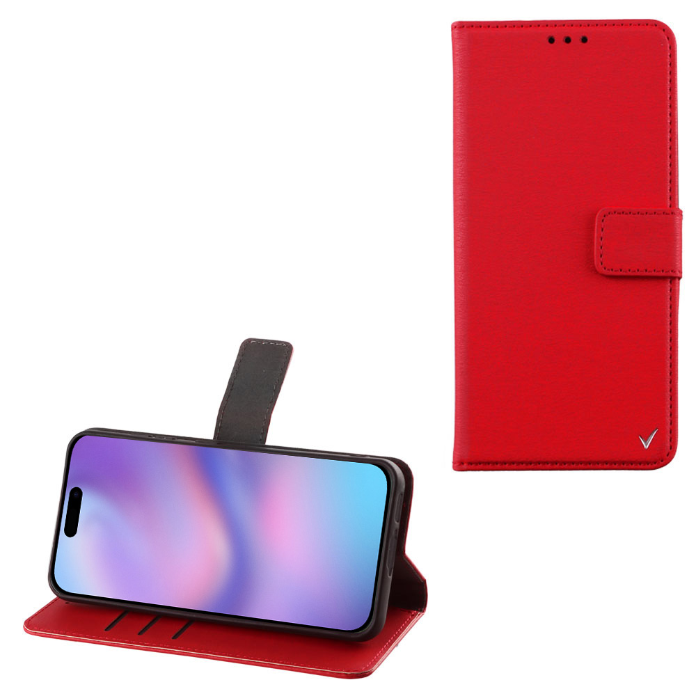 VOLTE-TEL ΘΗΚΗ IPHONE 17 AIR 6.9" ALLURE MAGNET BOOK STAND CLIP RED