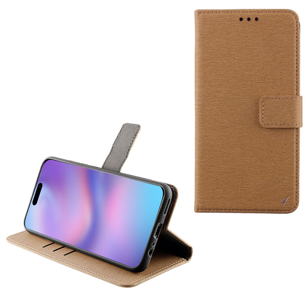 VOLTE-TEL ΘΗΚΗ IPHONE 17 AIR 6.9" ALLURE MAGNET BOOK STAND CLIP GOLD