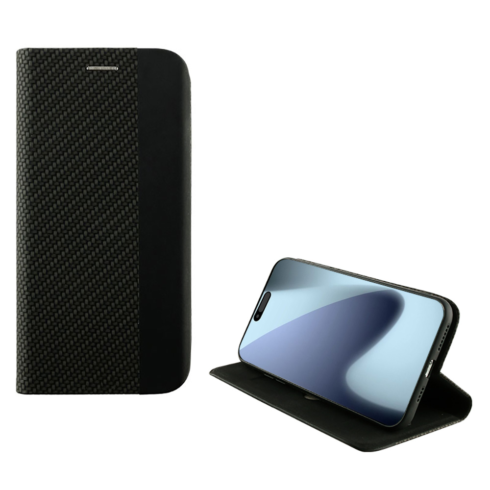 IDOL 1991 ΘΗΚΗ IPHONE 17 PRO 6.3" ELITE ANTI-RFID BOOK STAND BLACK