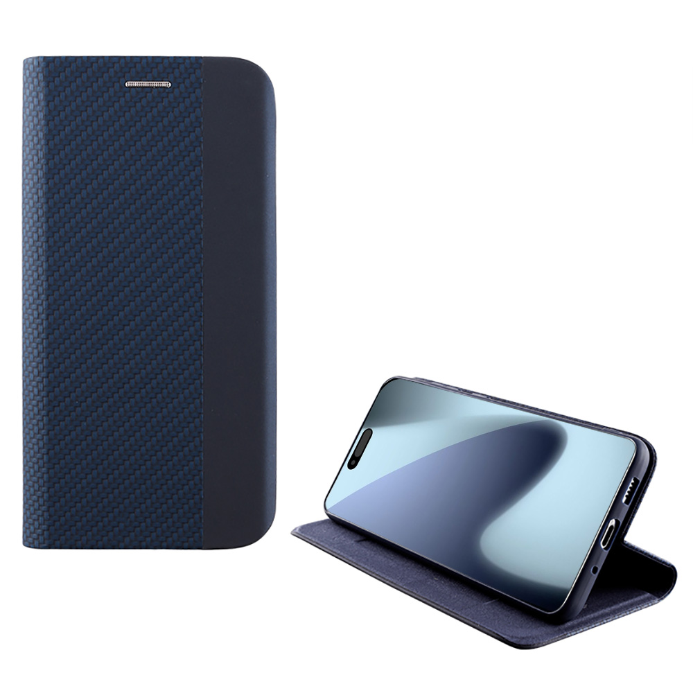 IDOL 1991 ΘΗΚΗ IPHONE 17 PRO 6.3" ELITE ANTI-RFID BOOK STAND BLUE