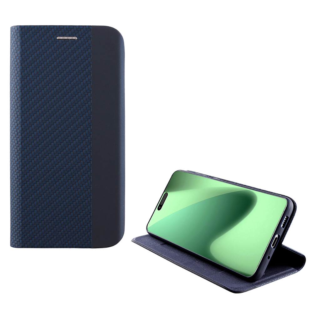 IDOL 1991 ΘΗΚΗ IPHONE 17 AIR 6.9" ELITE ANTI-RFID BOOK STAND BLUE