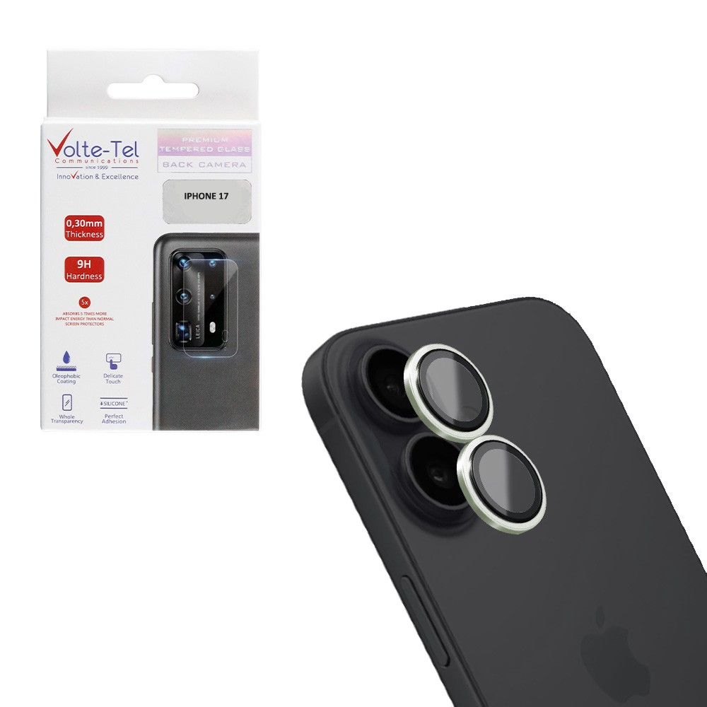 VOLTE-TEL CAMERA GLASS COVER IPHONE 17 6.3" 9H 0.33MM AR PREMIUM EASY APPLICATION GREEN