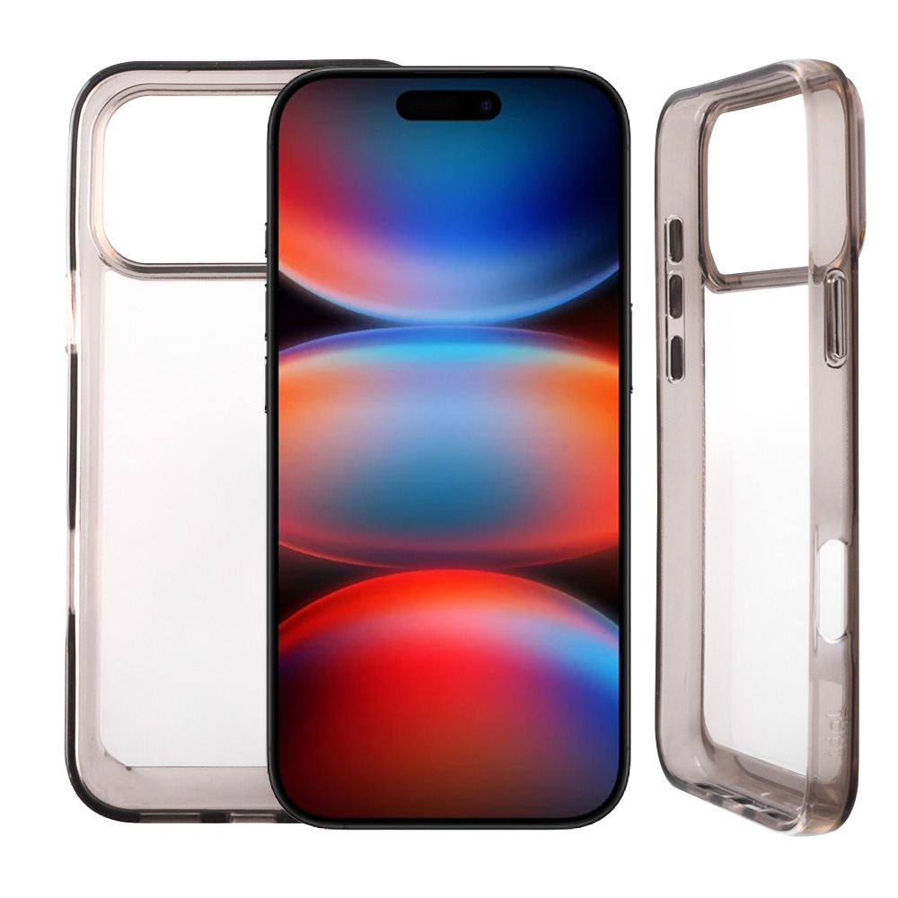 IDOL 1991 ΘΗΚΗ IPHONE 17 PRO 6.3" CRISTALYTE TPU CAMERA GUARD ΔΙΑΦΑΝΗ ΓΚΡΙ