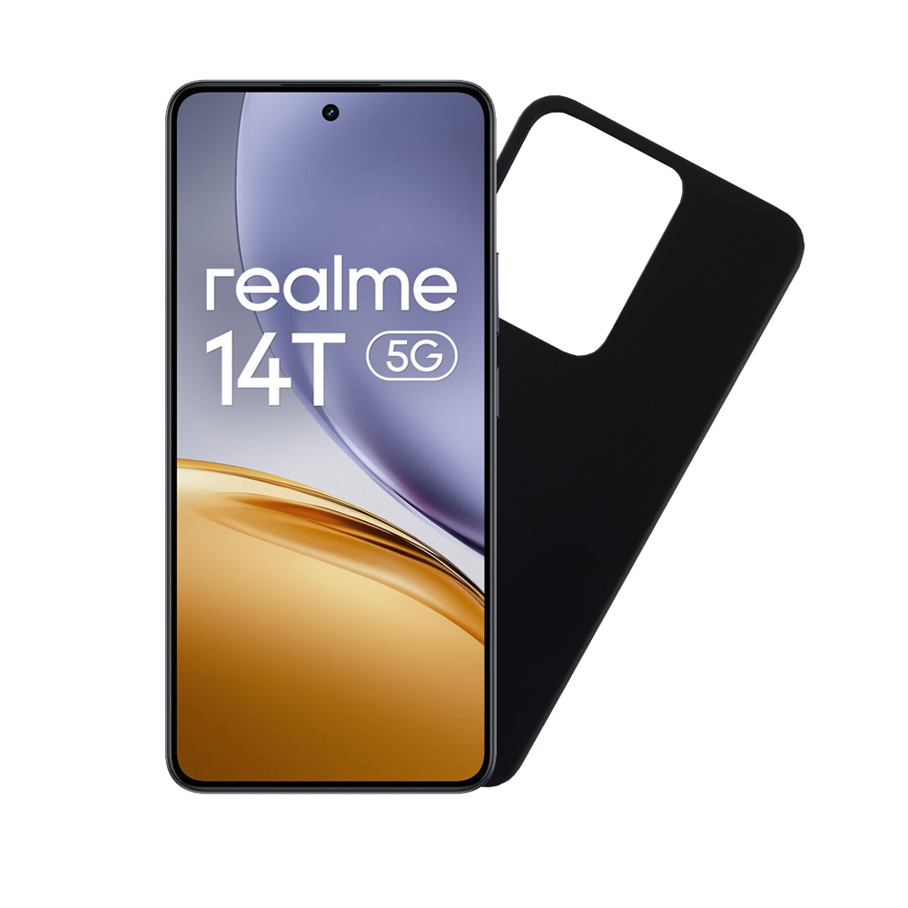 VOLTE-TEL ΘΗΚΗ REALME 14/14T 5G 6.67" SILICON TPU CAMERA GUARD BLACK
