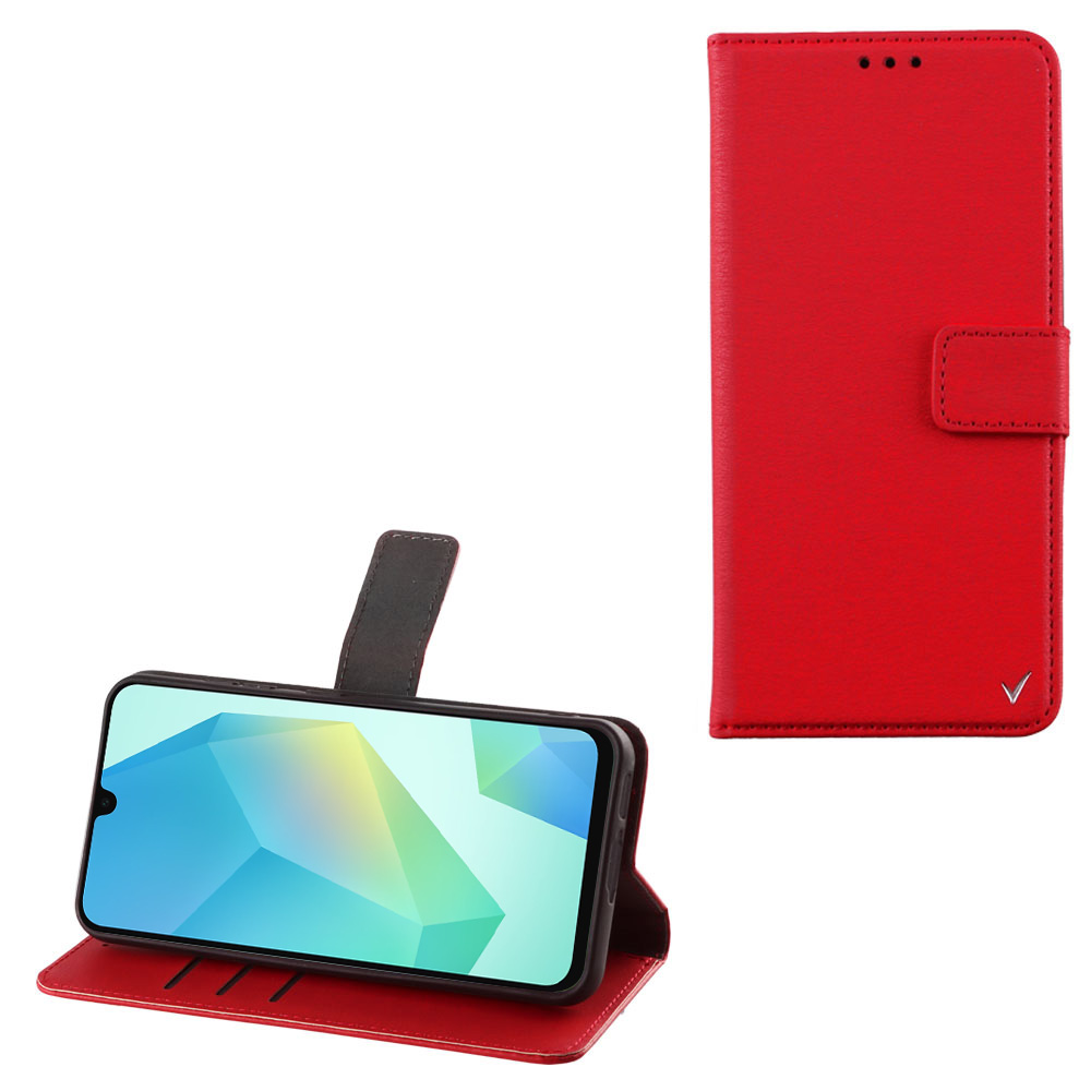 VOLTE-TEL ΘΗΚΗ SAMSUNG A17 4G A175/A17 5G A176 6.74" ALLURE MAGNET BOOK STAND CLIP RED