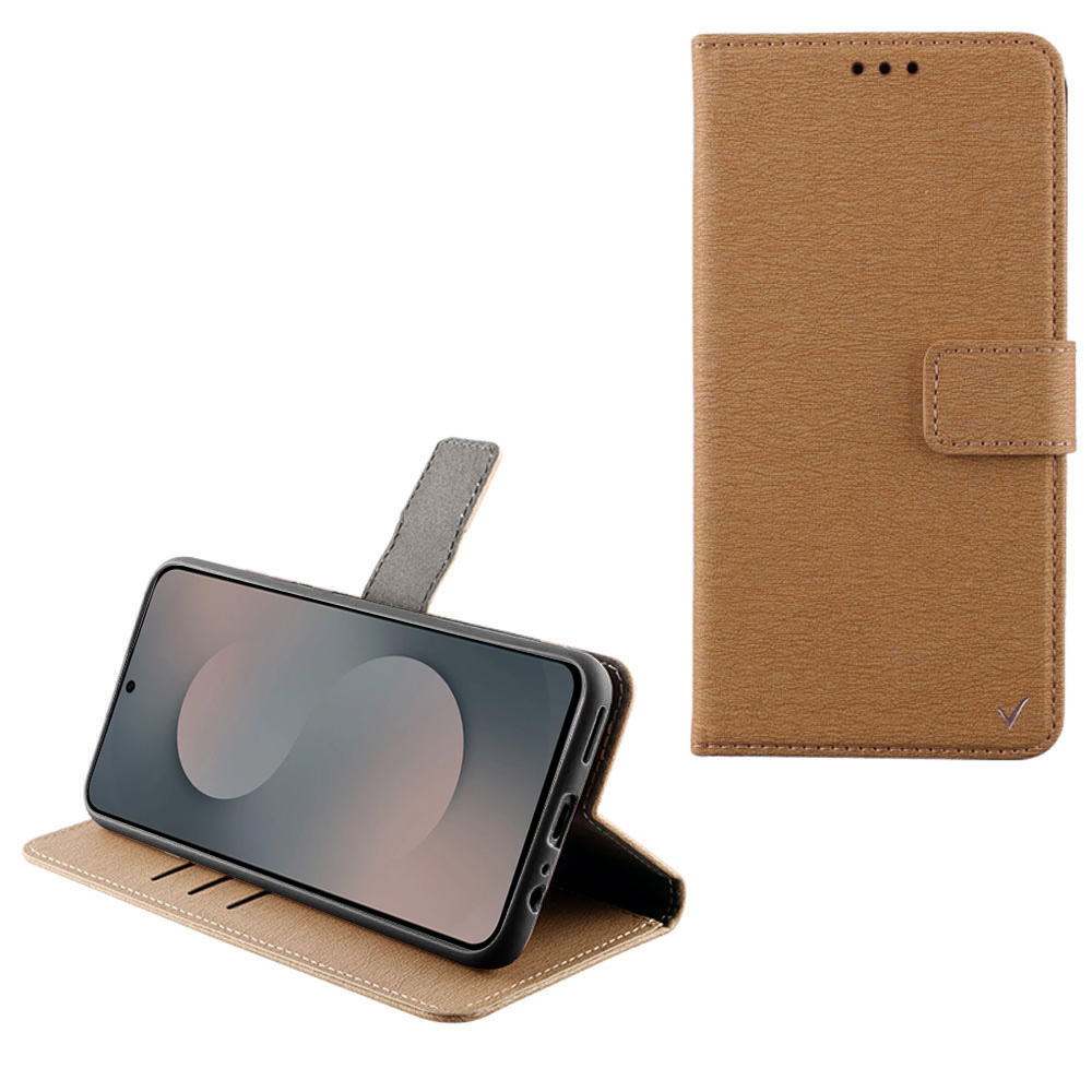 VOLTE-TEL ΘΗΚΗ SAMSUNG S25 FE 5G S731 6.7" ALLURE MAGNET BOOK STAND CLIP GOLD