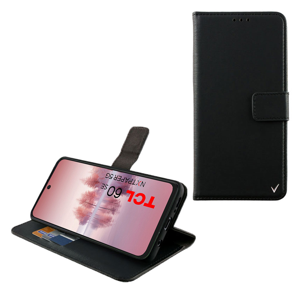 VOLTE-TEL ΘΗΚΗ TCL 60/ 60 SE NXTPAPER /60R 6.7" ALLURE MAGNET BOOK STAND CLIP BLACK