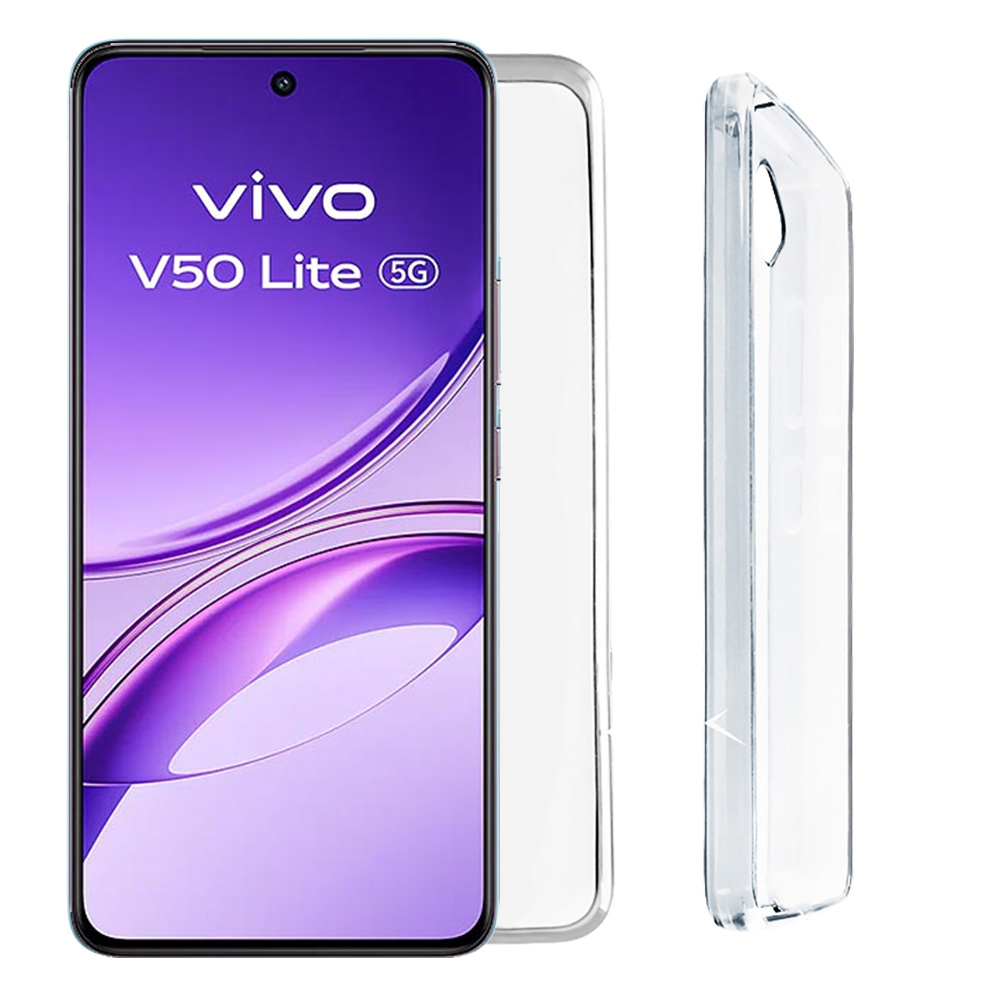 VOLTE-TEL ΘΗΚΗ VIVO V50 LITE 5G 6.77" SLIMCOLOR AIR TPU FULL CAMERA PROTECTION ΔΙΑΦΑΝΗ