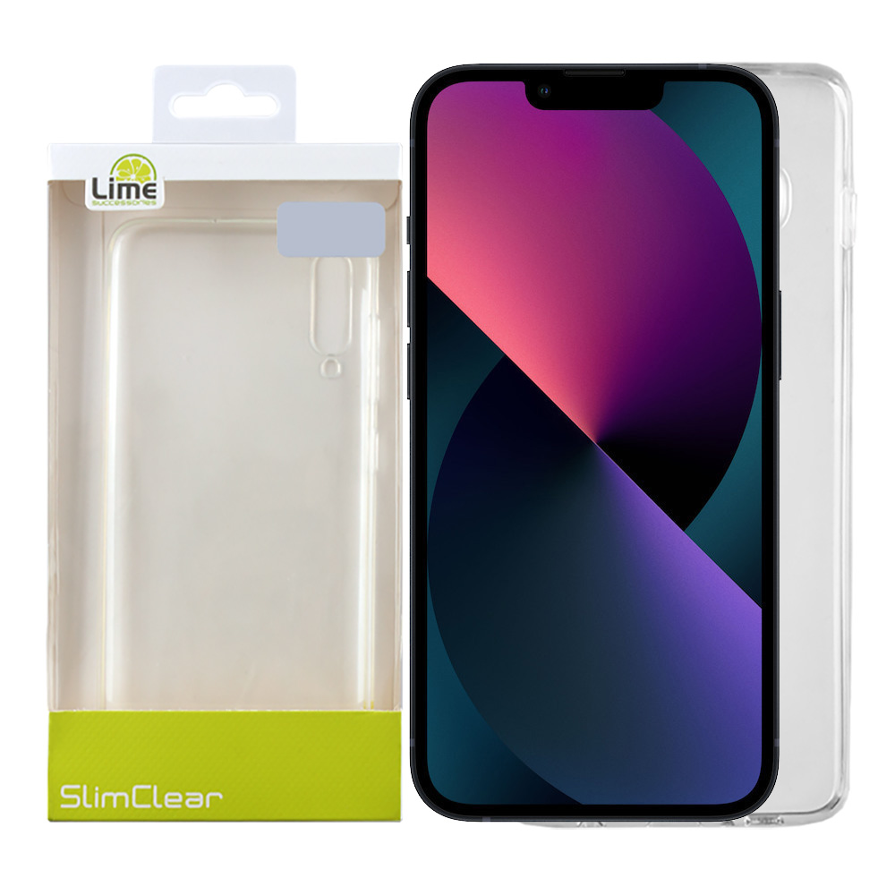 LIME ΘΗΚΗ IPHONE 13 6.1" SLIMCLEAR TPU FULL CAMERA PROTECTION ΔΙΑΦΑΝΗ