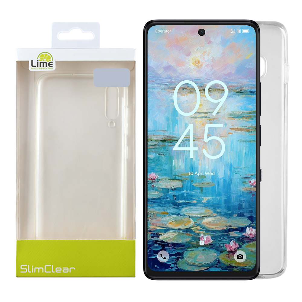 LIME ΘΗΚΗ TCL 50 NXTPAPER/ 50 PRO NXTPAPER 5G 6,8" SLIMCLEAR TPU GUARD ΔΙΑΦΑΝΗ