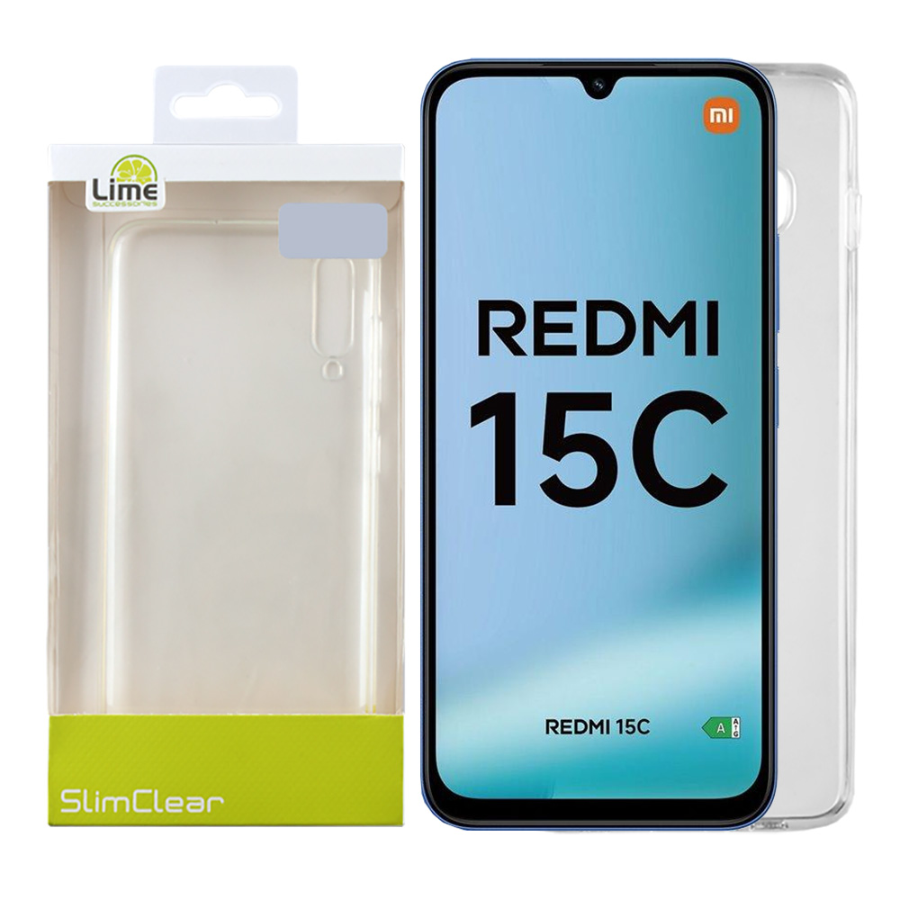 LIME ΘΗΚΗ XIAOMI POCO C85 4G/REDMI 15C 4G 6.9" SLIMCLEAR TPU FULL CAMERA PROTECTION ΔΙΑΦΑΝΗ