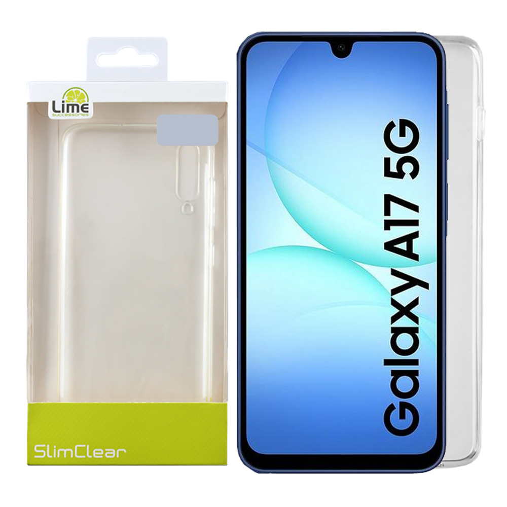 LIME ΘΗΚΗ SAMSUNG A17 4G A175/A17 5G A176 6.74" SLIMCLEAR TPU FULL CAMERA PROTECTION ΔΙΑΦΑΝΗ