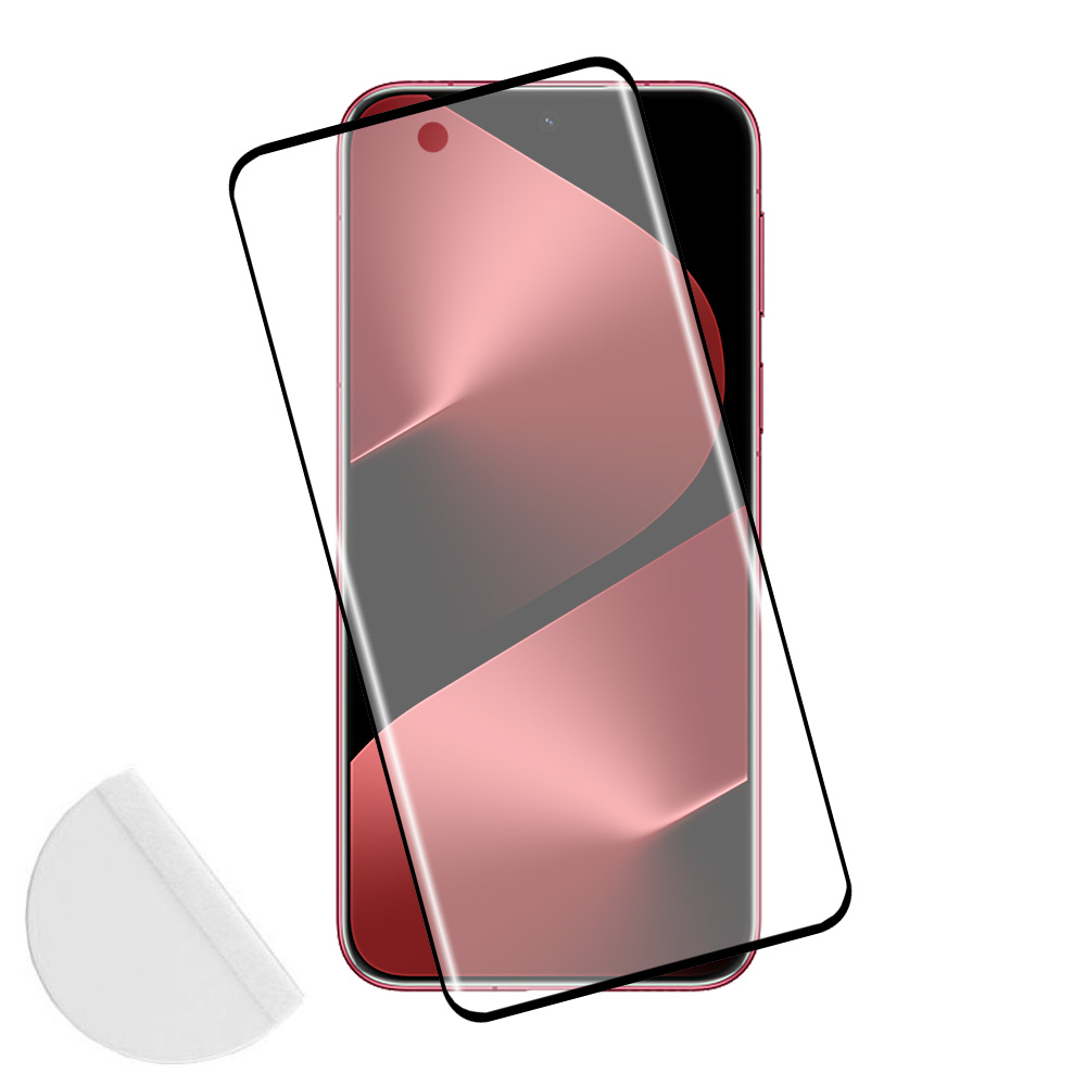 IDOL 1991 TEMPERED GLASS HUAWEI PURA 80 PRO/PRO PLUS 6.8" 9H 0.30mm 3D FULL GLUE SEMI CURVED FINGER UNLOCK BLACK + SQUEEZY CARD