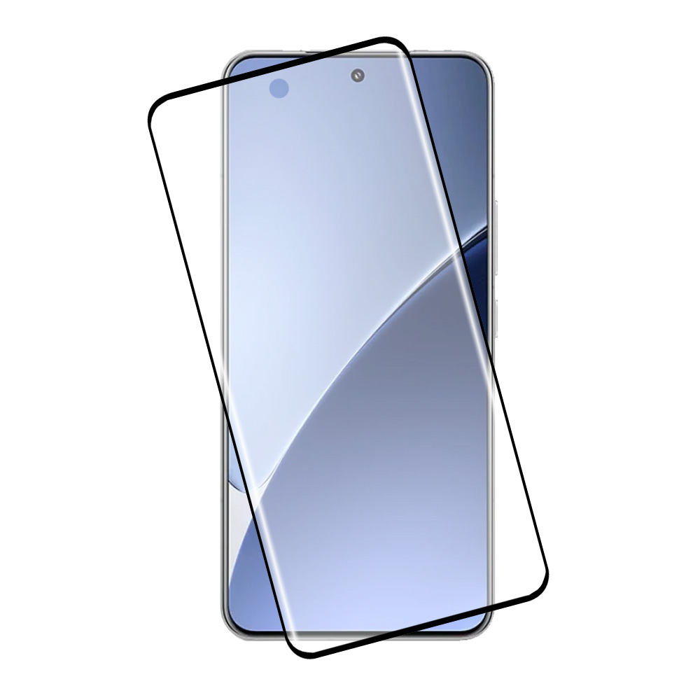 IDOL 1991 TEMPERED GLASS XIAOMI 15S PRO 5G 6.73" 9H 0.30mm 3D EDGE GLUE SEMI CURVED FINGER UNLOCK BLACK