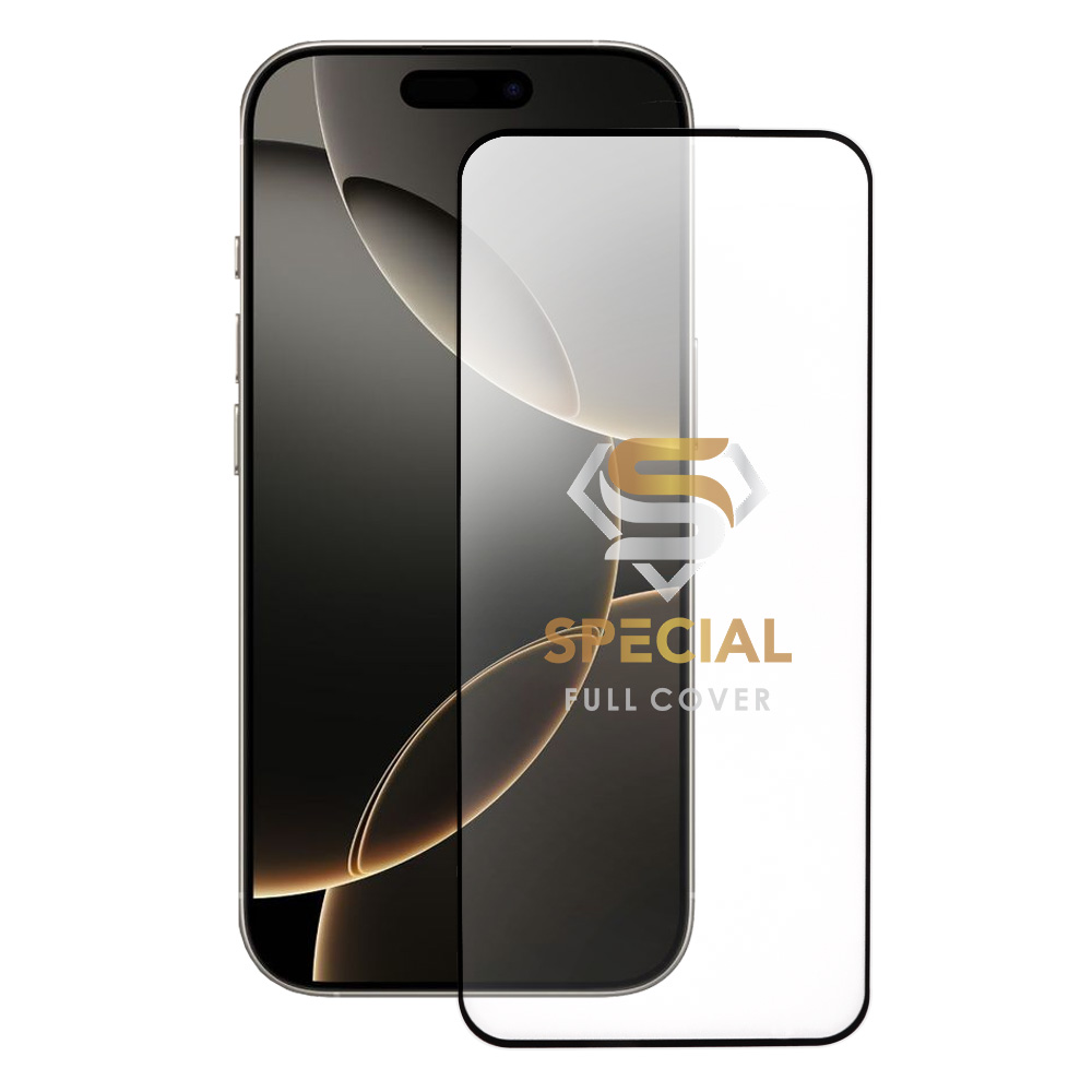 IDOL 1991 TEMPERED GLASS IPHONE 16 PRO 6.1" 9H 0.25mm 20D FULL GLUE SEMI CURVED SPECIAL FULL COVER BLACK