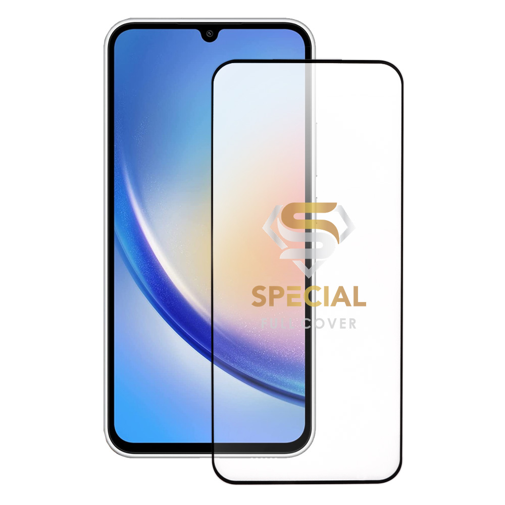 IDOL 1991 TEMPERED GLASS SAMSUNG A34 5G A346 6.6" 9H 0.25mm 20D FULL GLUE SEMI CURVED BLACK