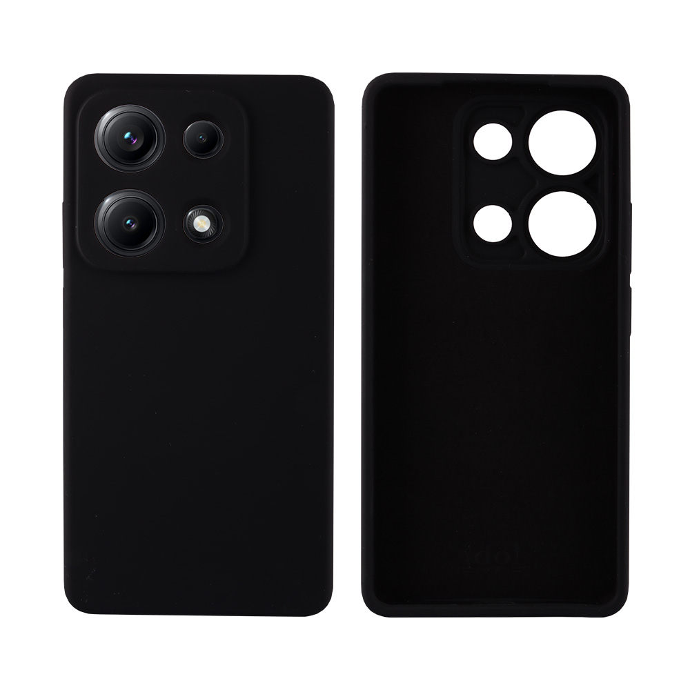 IDOL 1991 ΘΗΚΗ XIAOMI REDMI NOTE 14S 6.67" VELVET ELITE TPU 4 SIDE FULL CAMERA PROTECTION BLACK