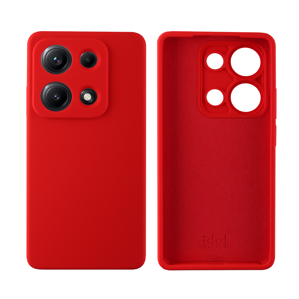 IDOL 1991 ΘΗΚΗ XIAOMI REDMI NOTE 14S 6.67" VELVET ELITE TPU 4 SIDE FULL CAMERA PROTECTION RED