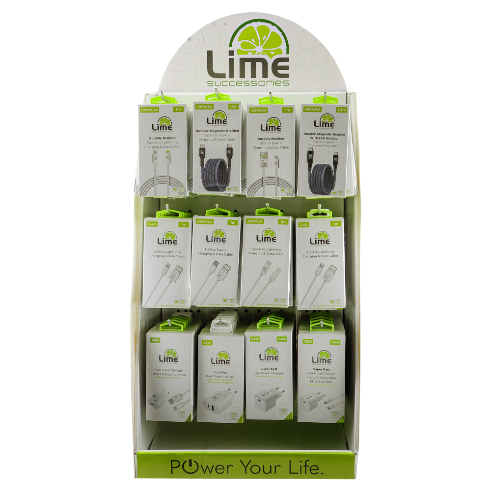 LIME STAND ΜΙΚΡΟ ΓΙΑ ΦΟΡΤΙΣΤΕΣ/ΚΑΛΩΔΙΑ ΚΑΙ ΘΗΚΕΣ LIME