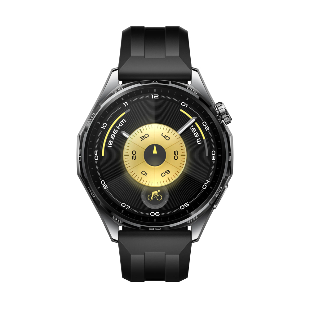 SMART WATCH HUAWEI GT 6 46MM 1.47" 55020FTX ΑΔΙΑΒΡΟΧΟ (BLACK FLUOROELASTOMER STRAP) GR