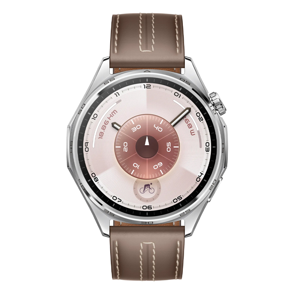 SMART WATCH HUAWEI GT 6 46MM 1.47" 55020FTW ΑΔΙΑΒΡΟΧΟ (GREY LEATHER STRAP) GR