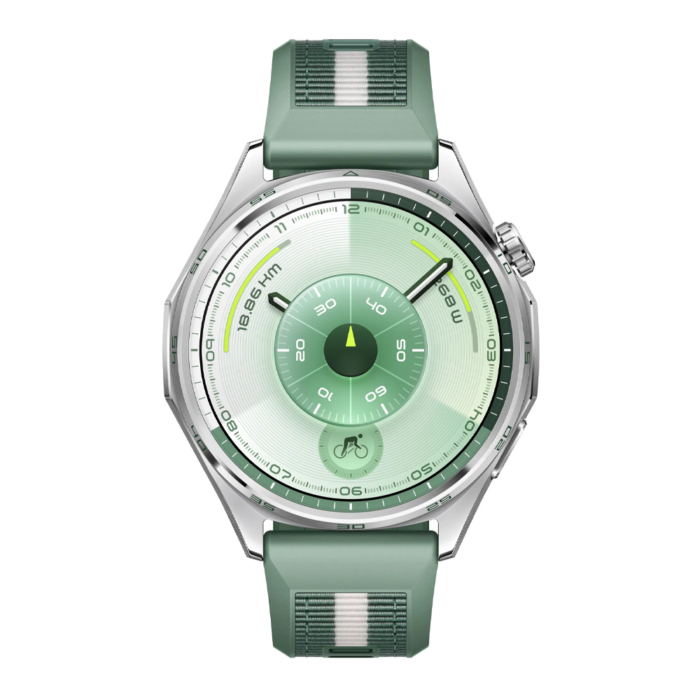 SMART WATCH HUAWEI GT 6 46MM 1.47" 55020FTV ΑΔΙΑΒΡΟΧΟ (GREEN WONEN STRAP) GR