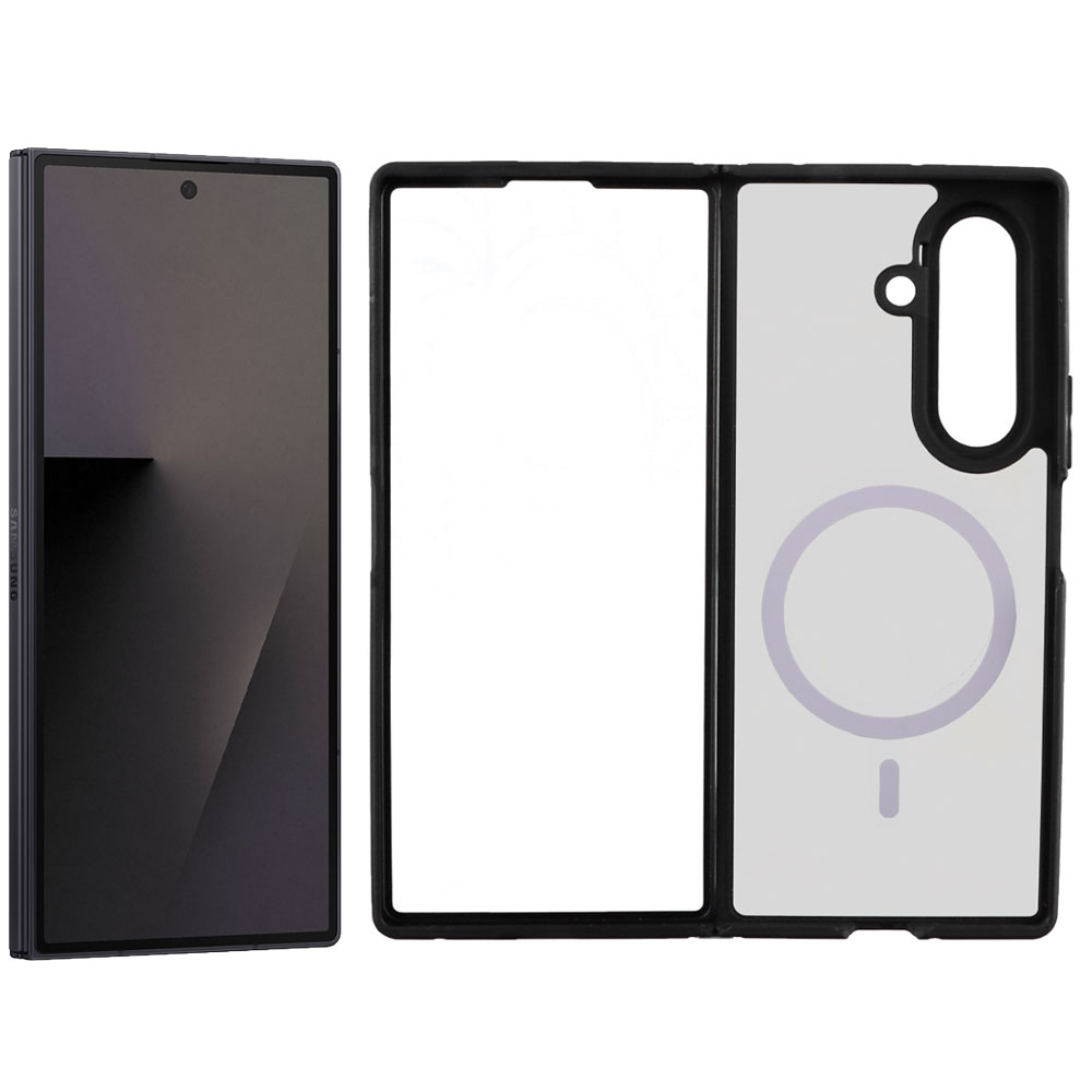 IDOL 1991 ΘΗΚΗ SAMSUNG Z FOLD 7 5G F966 8.0" MAGSAFE BACK COVER TPU CAMERA GUARD BLACK