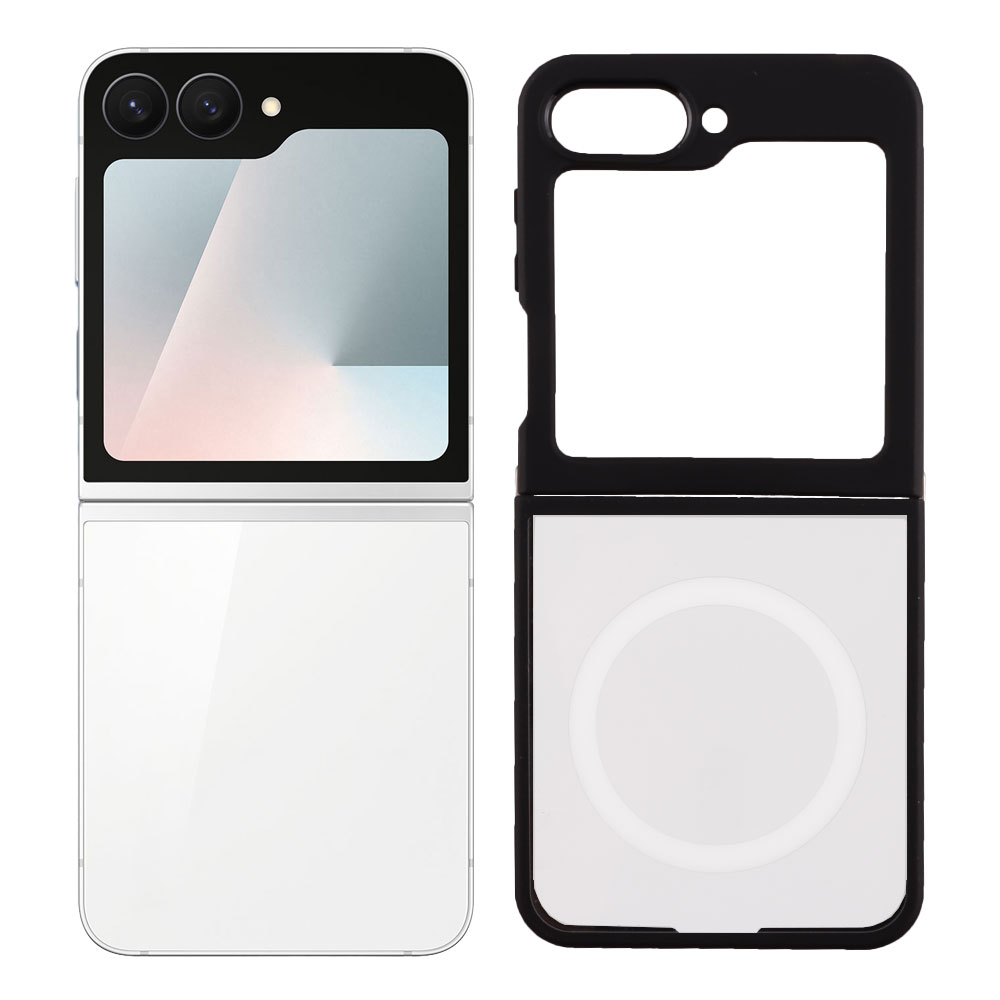 IDOL 1991 ΘΗΚΗ SAMSUNG Z FLIP 7 FE 5G F761 6.7" MAGSAFE BACK COVER TPU CAMERA GUARD BLACK