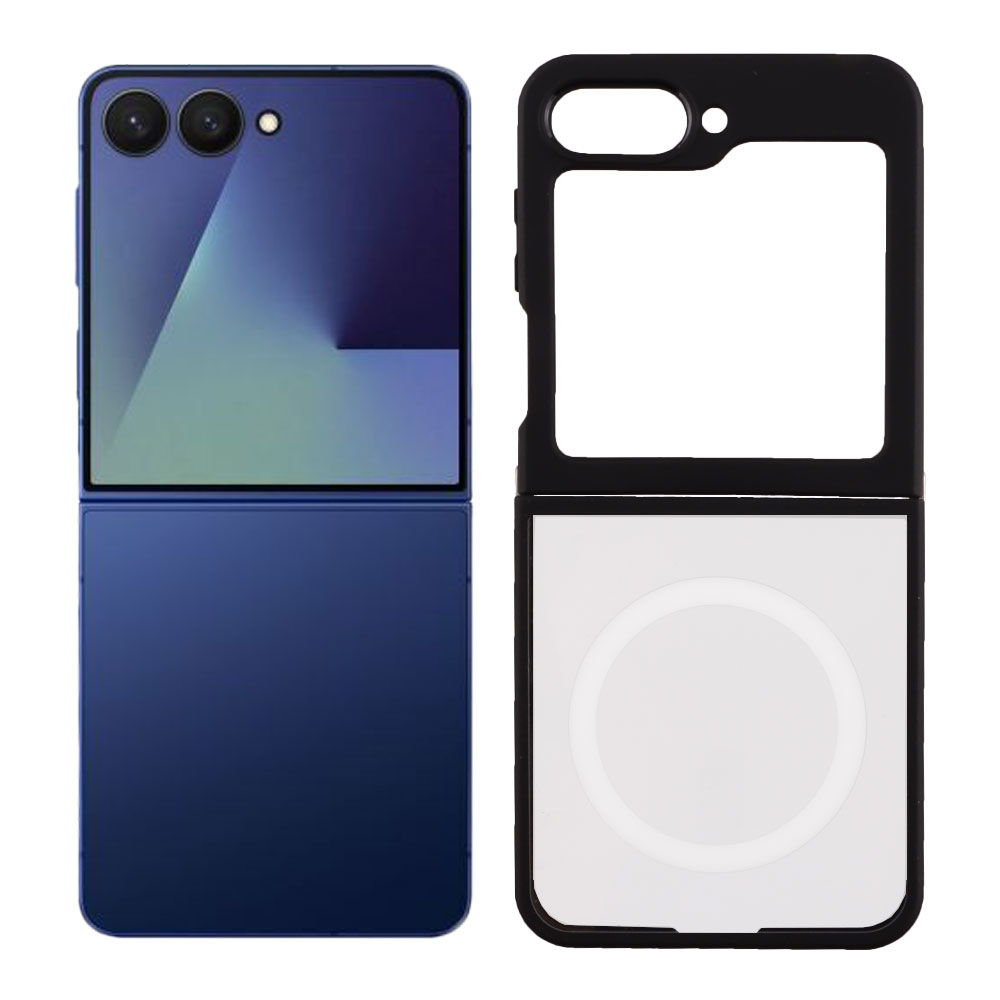 IDOL 1991 ΘΗΚΗ SAMSUNG Z FLIP 7 5G F766 6.9" MAGSAFE BACK COVER TPU CAMERA GUARD BLACK