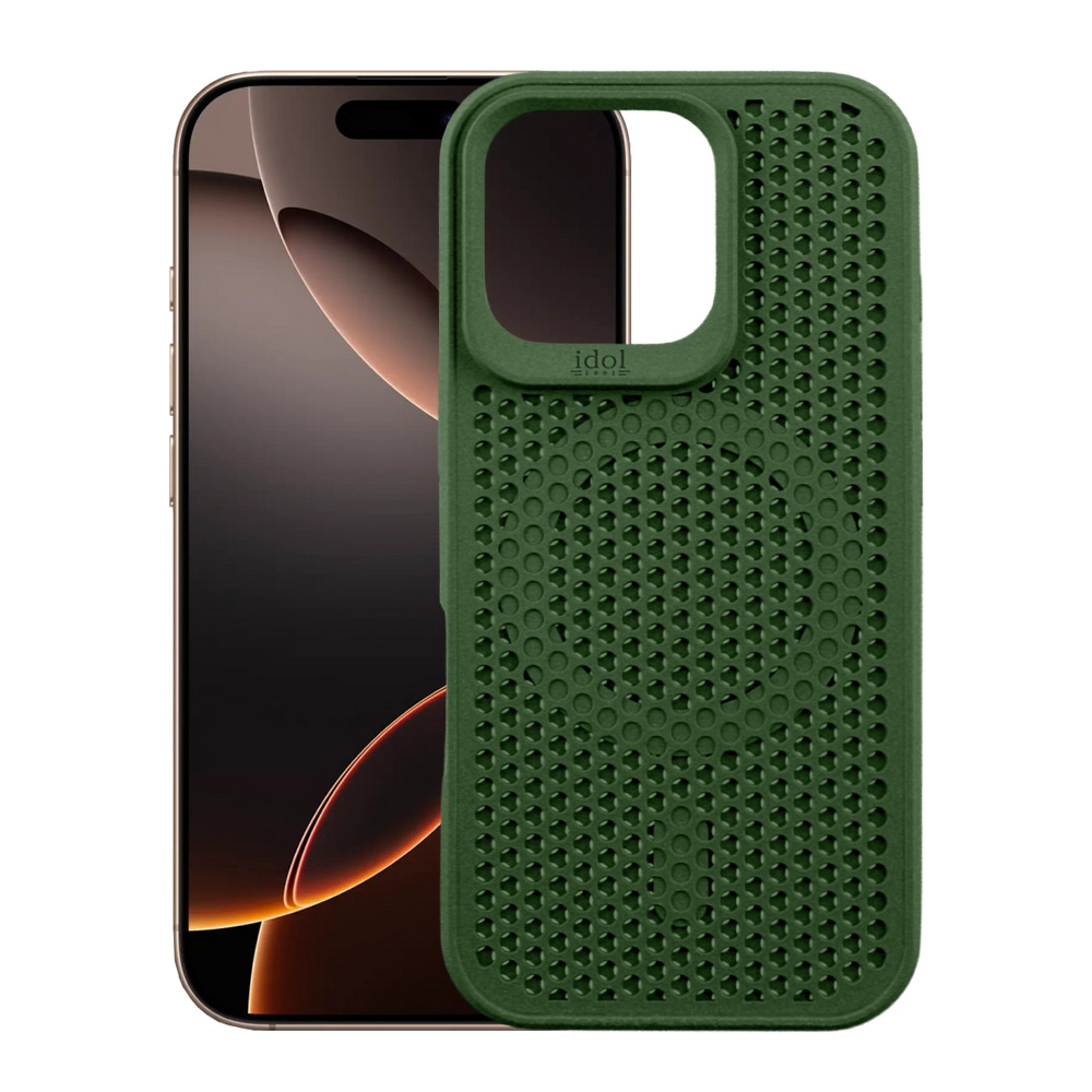 IDOL 1991 ΘΗΚΗ IPHONE 16 PRO MAX 6.9" MAG AIR TPU CAMERA GUARD DARK GREEN