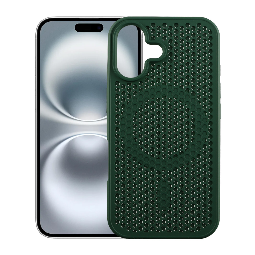 IDOL 1991 ΘΗΚΗ IPHONE 17 6.3" MAG AIR TPU CAMERA GUARD DARK GREEN