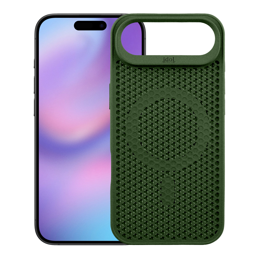 IDOL 1991 ΘΗΚΗ IPHONE 17 AIR 6.5" MAG AIR TPU CAMERA GUARD DARK GREEN