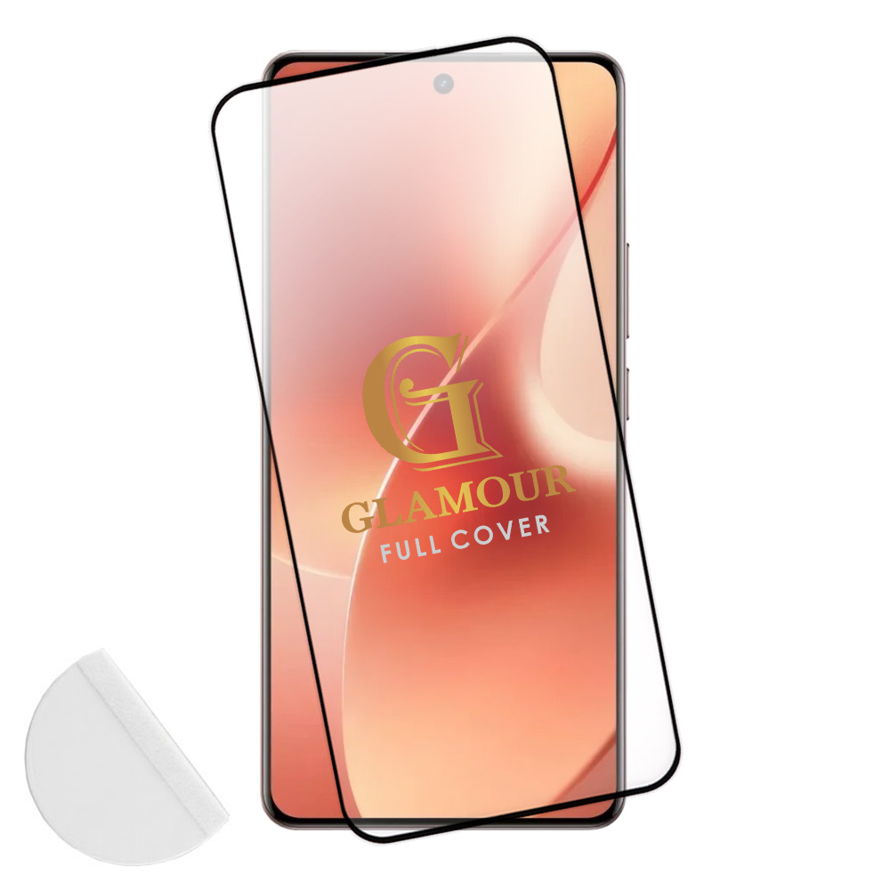 IDOL 1991 TEMPERED GLASS REALME 15 5G 6.8" 9H 0.30mm 3D EDGE GLUE SEMI CURVED FINGER UNLOCK BLACK