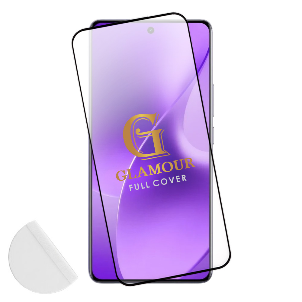 IDOL 1991 TEMPERED GLASS REALME 15 PRO 5G 6.8" 9H 0.30mm 3D EDGE GLUE SEMI CURVED FINGER UNLOCK BLACK