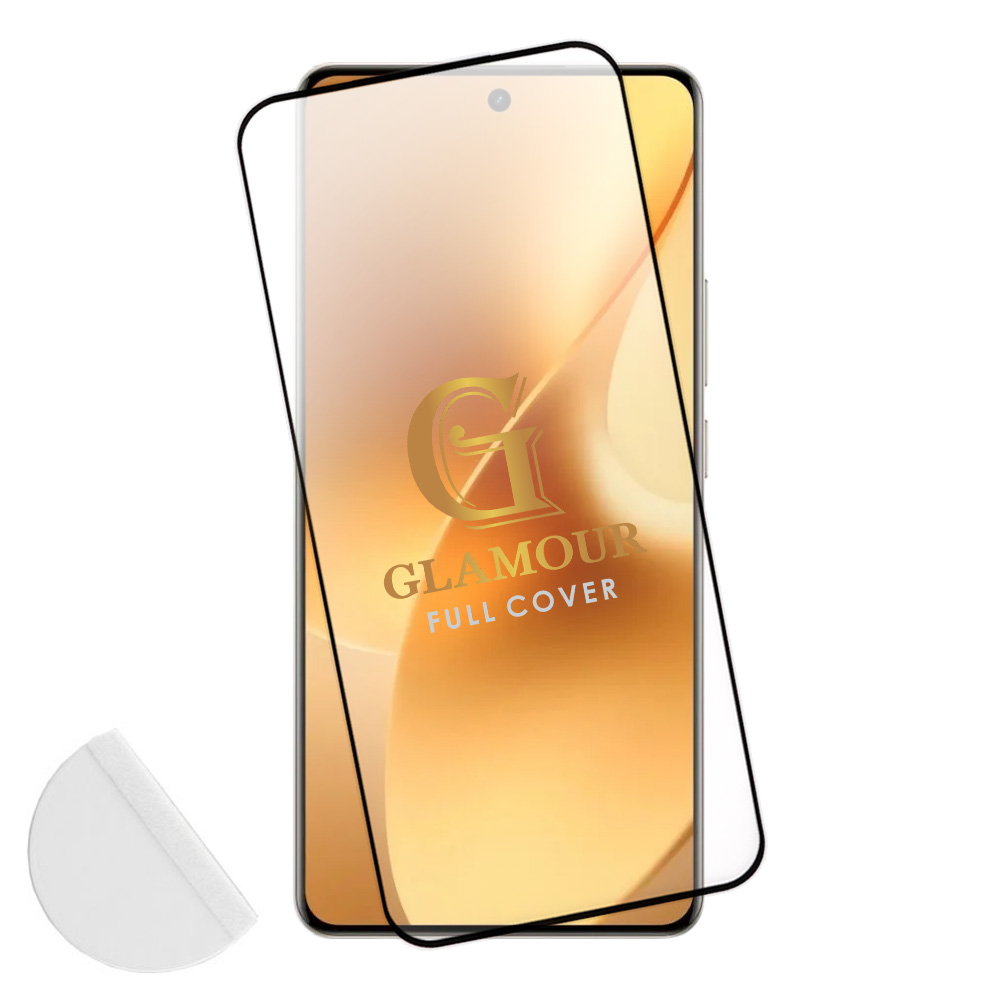 IDOL 1991 TEMPERED GLASS REALME 15 5G 6.8" 9H 0.30mm 3D FULL GLUE SEMI CURVED FINGER UNLOCK BLACK +SQUEEZY CARD