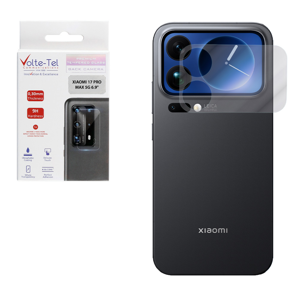 VOLTE-TEL TEMPERED GLASS XIAOMI 17 PRO MAX 5G 6.9" 9H 0.30mm FOR CAMERA