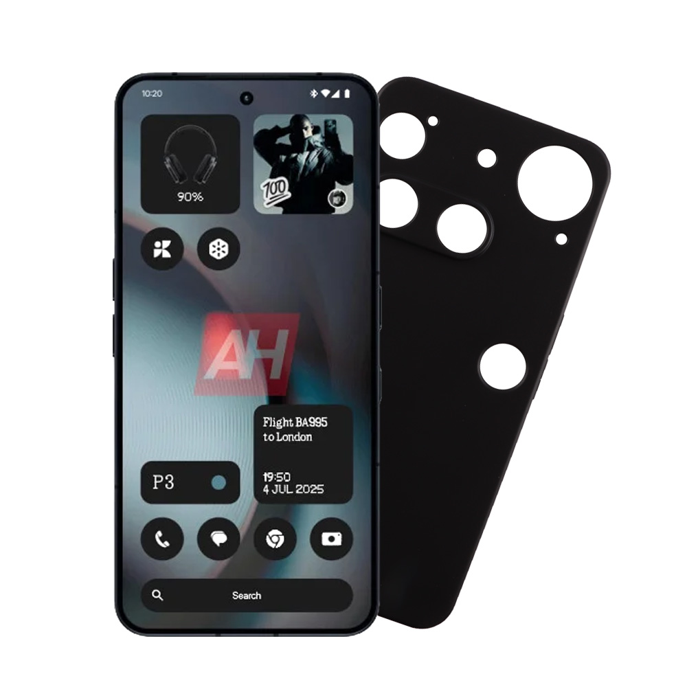 VOLTE-TEL ΘΗΚΗ NOTHING PHONE 3 5G 6.67" SILICON TPU CAMERA GUARD BLACK