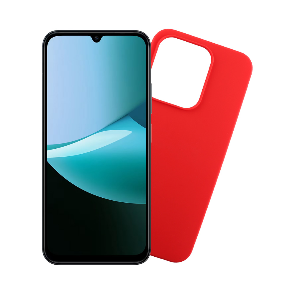 VOLTE-TEL ΘΗΚΗ XIAOMI REDMI 15C 5G 6.9" SILICON TPU CAMERA GUARD RED