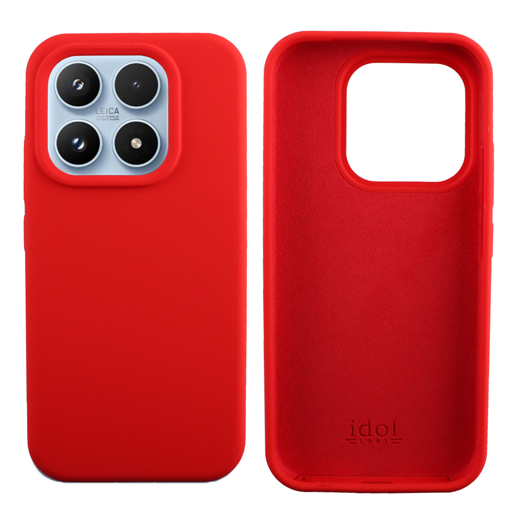 IDOL 1991 ΘΗΚΗ XIAOMI 17 5G 6.3" VELVET ELITE TPU 4 SIDE CAMERA GUARD RED