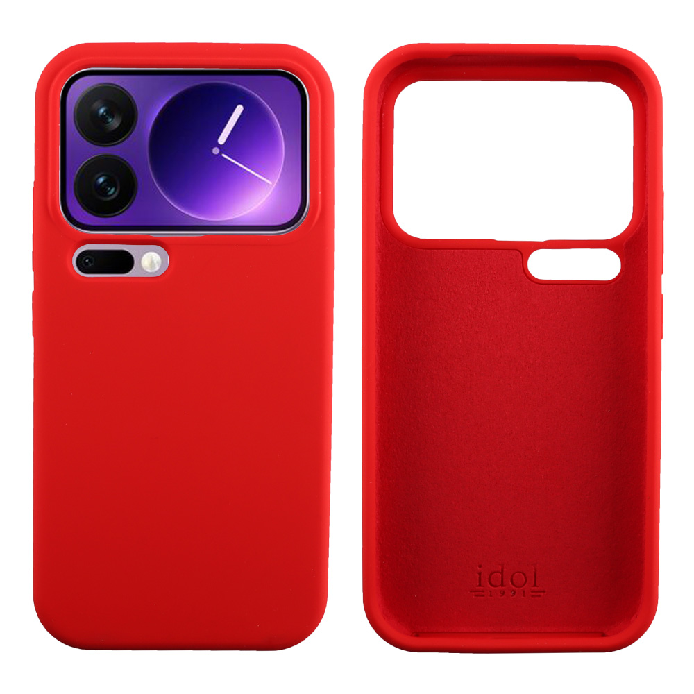 IDOL 1991 ΘΗΚΗ XIAOMI 17 PRO 5G 6.3" VELVET ELITE TPU 4 SIDE CAMERA GUARD RED