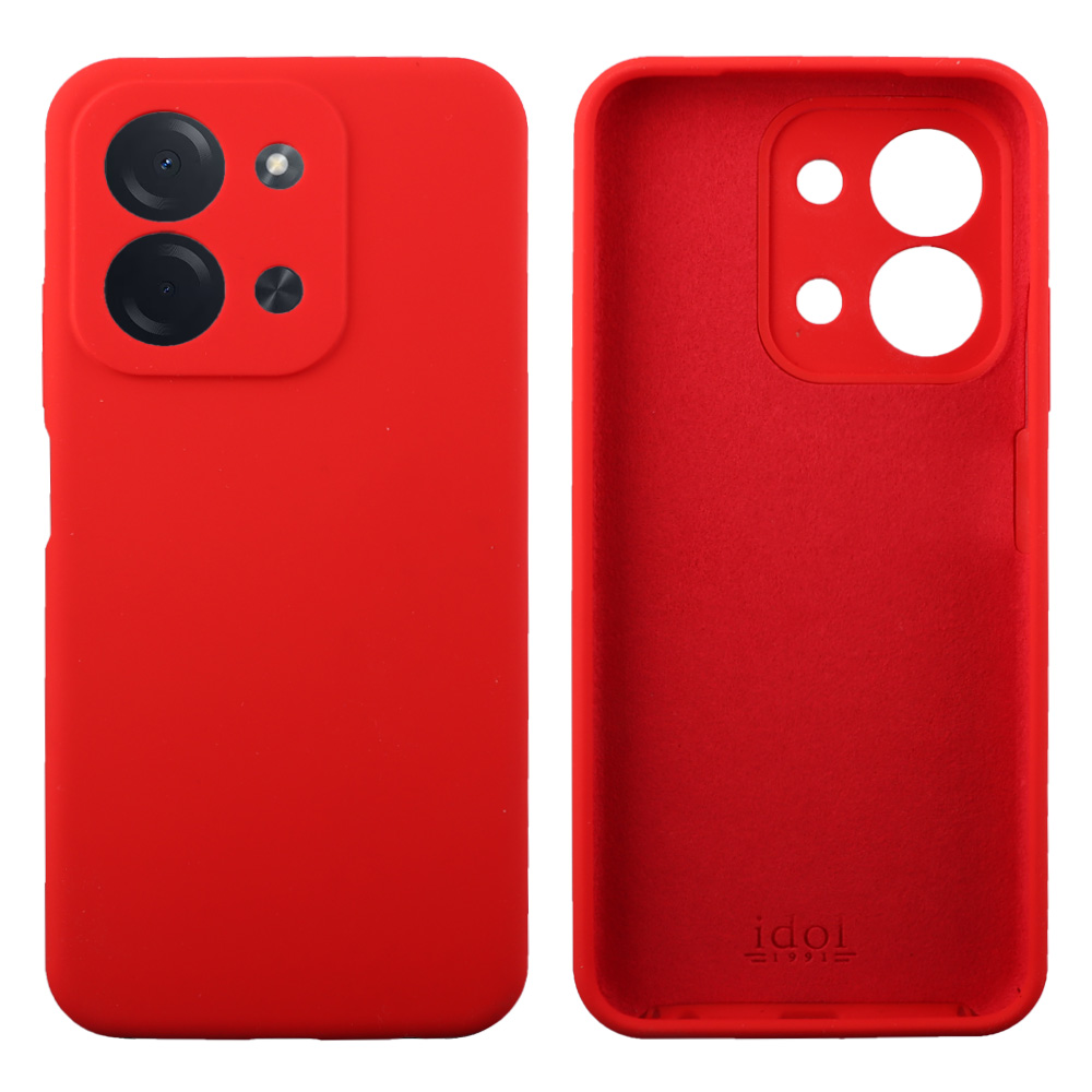 IDOL 1991 ΘΗΚΗ XIAOMI POCO C85/REDMI 15C 4G 6.9" VELVET ELITE TPU 4 SIDE FULL CAMERA PROTECTION RED