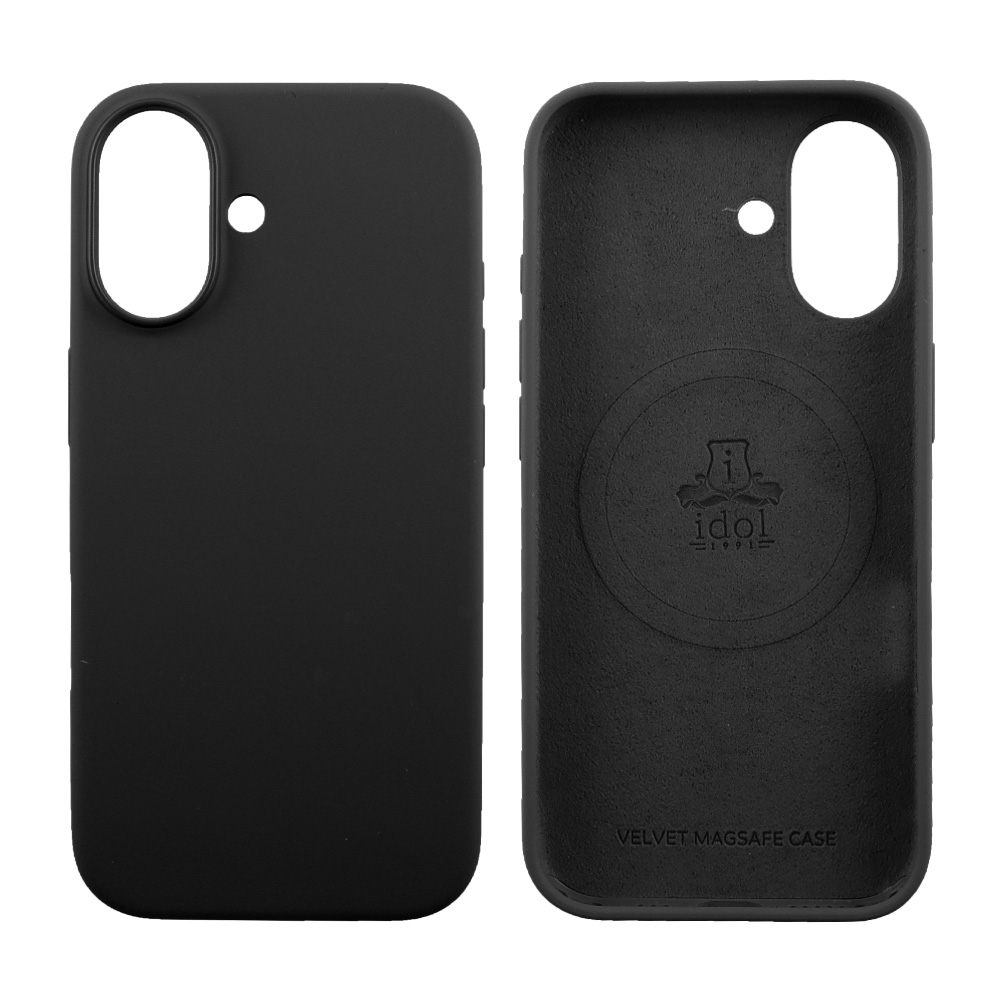 IDOL 1991 ΘΗΚΗ IPHONE 17 6.3" VELVET MAGSAFE TPU CAMERA GUARD BLACK
