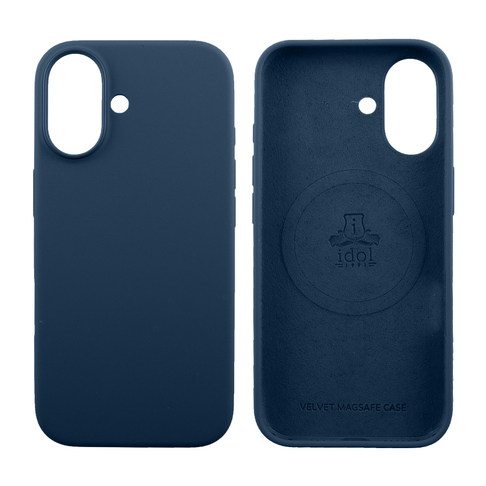 IDOL 1991 ΘΗΚΗ IPHONE 17 6.3" VELVET MAGSAFE TPU CAMERA GUARD BLUE