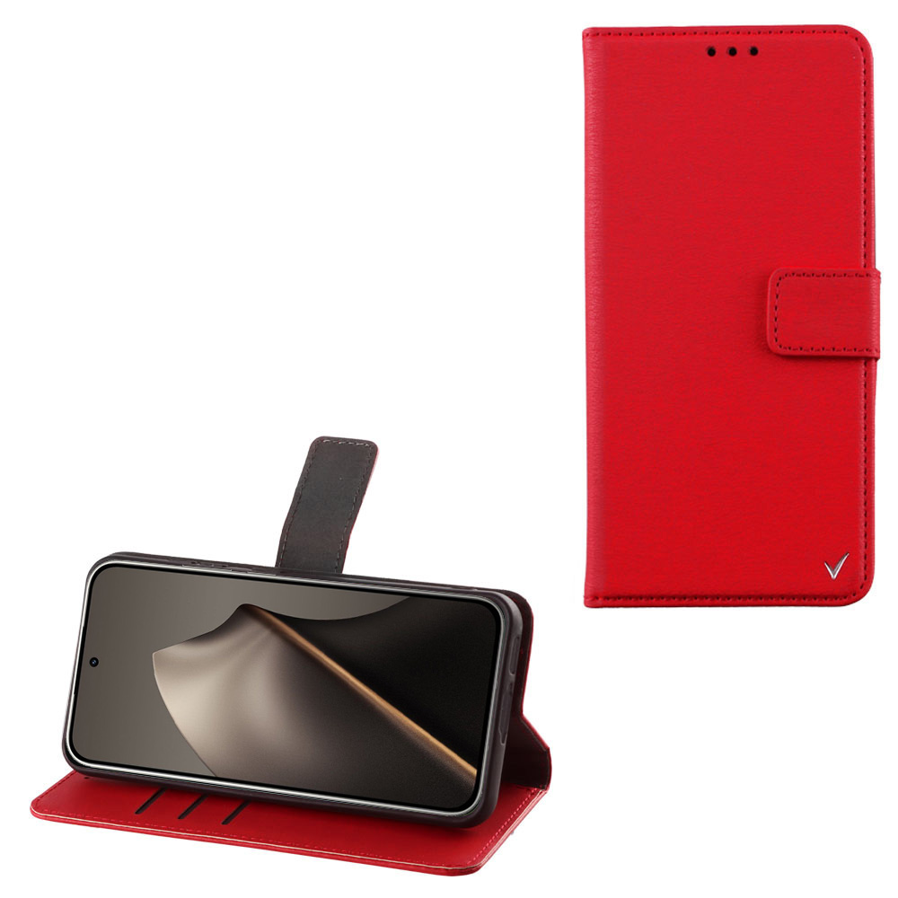 VOLTE-TEL ΘΗΚΗ XIAOMI 15T 5G 6.83" ALLURE MAGNET BOOK STAND CLIP RED