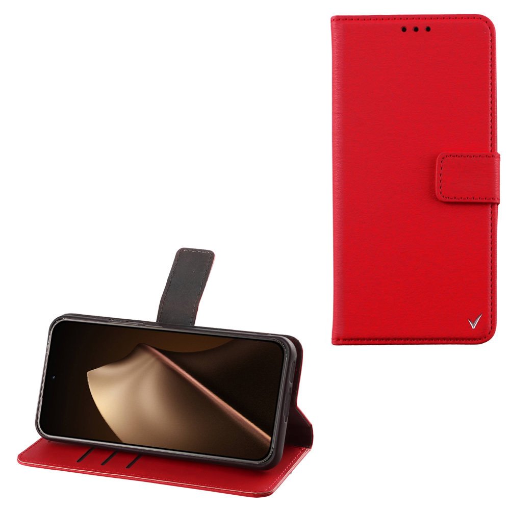 VOLTE-TEL ΘΗΚΗ XIAOMI 15T PRO 5G 6.83" ALLURE MAGNET BOOK STAND CLIP RED