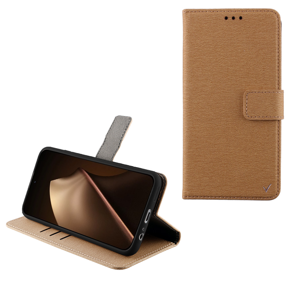 VOLTE-TEL ΘΗΚΗ XIAOMI 15T PRO 5G 6.83" ALLURE MAGNET BOOK STAND CLIP GOLD