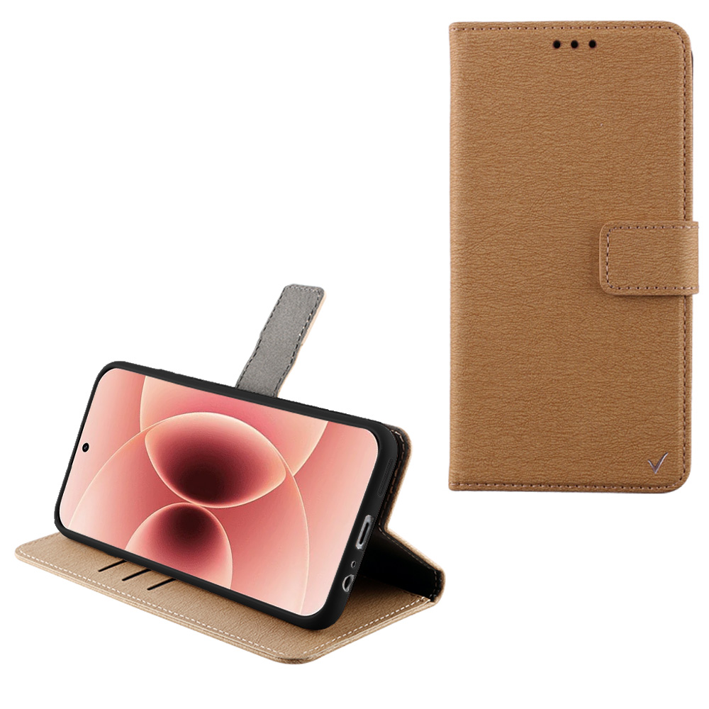 VOLTE-TEL ΘΗΚΗ XIAOMI 17 5G 6.3" ALLURE MAGNET BOOK STAND CLIP GOLD